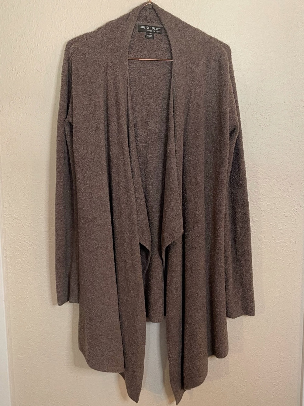 Barefoot Dreams Bamboo Chic Lite Draped Cardigan S/M